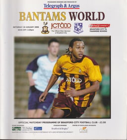 Bradford City v Tranmere Rovers Match Programme 2006-01-28